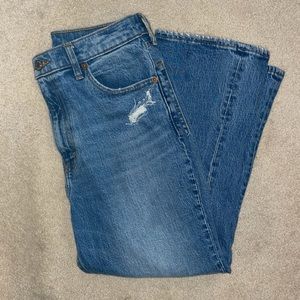 Abercrombie ultra high rise kick flare jeans